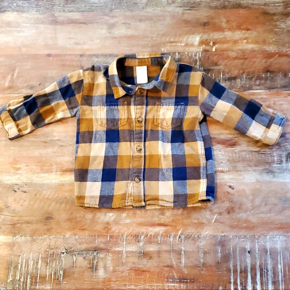 H&M Flannel Button Down Shirt